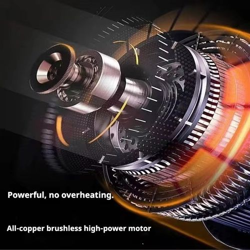 This 8-inch wireless handheld brushless lithium battery saw features a powerful brushless motor, a hardened chain that is sharp and durable. The body is lightweight and can be operated with one hand. The large-capacity lithium battery provides long-lasting power. The safety protection design is well implemented. It is an efficient cutting tool for outdoor logging, garden trimming, and home DIY projects.