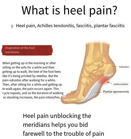 Cold compress spray for the heel area. This herbal formula is specifically designed to treat heel pain! Order today and get 2 bottles. Through skin absorption, it directly targets the pain points, quickly relieving heel inflammation and strain, allowing you to walk and run without any burden. Don't let heel pain hold back your life steps.