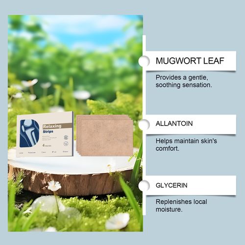 Order today and you will receive 4 boxes of powerful herbal ingredients natural knee joint breathable and lightweight patches. The mugwort essence can gently penetrate, glycerin locks in moisture, and hyaluronic acid repairs the skin barrier. The breathable and lightweight material is suitable for areas such as shoulders, neck, waist, back and knees. You can wear it every day without affecting your activities, providing all family members with all-day joint comfort protection.
