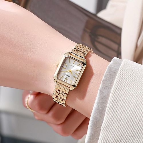 Minimalist Versatile Women is Stainless Steel Band Watch Set with 5 Colorful Dials Fashion Quartz Wristwatch Collection Black White Green Pink Silver Square Dial Styles Durable Scratch Resistant Crystal Water Resistant Comfortable Strap INS Casual Business Dress Style Perfect for Daily Work Dating Parties Elegant Ladies Accessory Great Gift for Her High Value Multi Color Watch Pack Multiple Looks in One Purchase