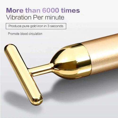 Order today and you will receive 2 of the star-studded anti-aging full-face micro-vibration gold beauty devices. They can enhance blood circulation, reduce swelling, increase firmness, and improve absorption. They are portable and easy to use. They are suitable for emergency care in the morning and for enhancing the effect of skin care. With just one stick, you can complete your daily facial care. You can enjoy deep facial care at home.