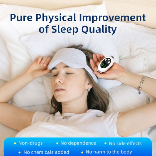 EMS Pulse Sleep Device, a purely physical method, uses pulse stimulation to send signals through the nerve in the palm to the brain, helping you easily overcome sleep problems and enjoy high-quality sleep, rekindling the happiness of having a good night's sleep every night.