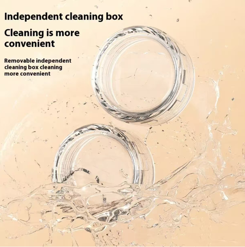 This ultrasonic contact lens cleaner: It features high-frequency vibration for thorough cleaning with no blind spots. The independent cleaning box prevents cross-infection. It has a timer adjustment function and a digital display screen. It gently cleans the lenses without damaging them. It is compatible with Type-C charging and is portable. It is suitable for daily use, commuting, and traveling, making the lenses feel as if they were freshly opened every day.