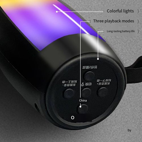 Put it in your pocket! This Pulse Bluetooth microphone set + microphone + atmosphere light. When turned on, the gradually changing colored lights instantly transform into a stage. The human voice is enhanced and clear. It has long outdoor battery life and stable volume. At home, you can simply select songs via your phone. The whole family can sing together in a very lively manner. Even when having a picnic or camping, it can instantly turn into an outdoor karaoke stage.