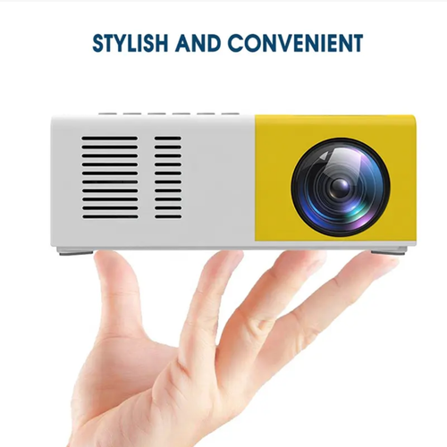 This mini smart projector is the size of a palm but comes with an intelligent system and high-definition picture quality. It is stylish and portable, can be held with one hand, and can project a 152-inch large screen at home. It can also be connected to a mobile power bank for outdoor use and can handle business presentations smoothly. It enables you to enjoy a large-screen audio-visual feast anytime and anywhere.