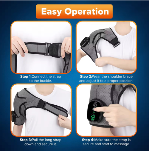 Worried about stiff shoulders and neck from long hours of sitting at a desk? Still struggling with neck pain from looking down at your phone? This electric shoulder and neck massager is designed specifically to relieve shoulder and neck discomfort, using its professional effectiveness to help you dispel fatigue and regain relaxation!
