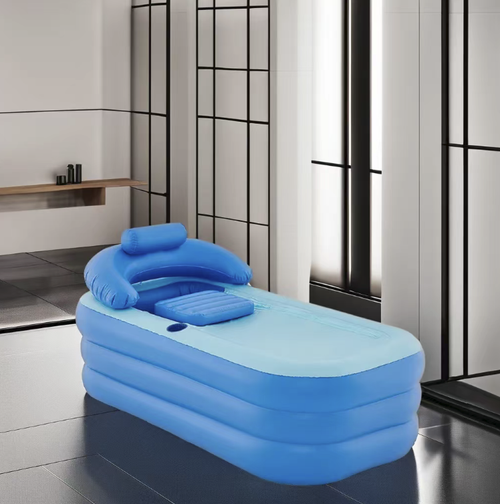 A three-layer thick inflatable bathtub, stable and not prone to collapse. Equipped with a temperature-keeping cover that keeps the water warm for a long time. The backrest headrest fits the waist and back, and it comes with a built-in seat cushion, cup holder and drainage outlet. After use, it can be folded and stored without taking up much space. It is suitable for adults to relax and soothe their minds when at home or for renting and household use.