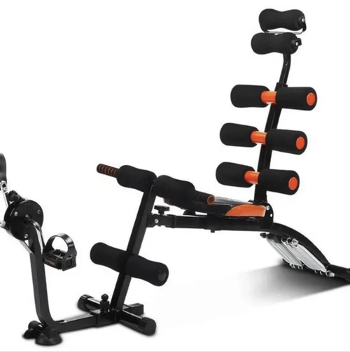 This six-in-one multi-functional fitness equipment, featuring multi-part training, adjustable design and home-friendly characteristics, solves the problems of single equipment and space limitations in home fitness. It can shape the whole body with just one device and is a universal home fat-burning and body-shaping wonder for both men and women. It is not only a fitness equipment but also a practical household item.