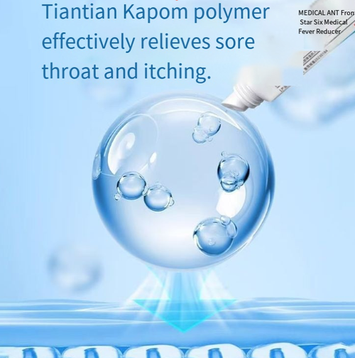 This throat-shaped medical fever-reducing gel is for external use and quickly relieves sore throat, dryness, itching, and burning sensation. It is suitable for people who use their voice frequently and for emergency use by those with a cold. The refreshing texture is easily absorbed, making it an ideal topical soothing product for relieving throat discomfort. To open up the market today, you can receive two boxes with your order.