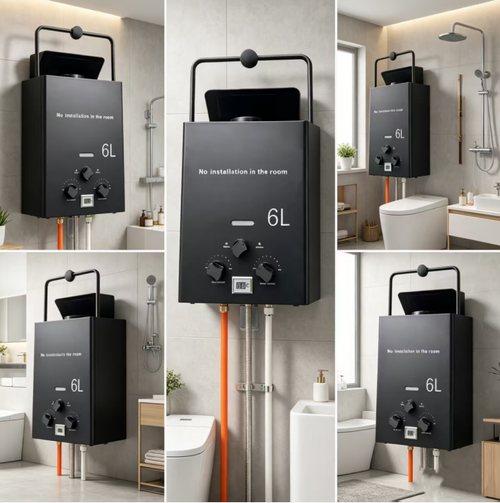 This 6L outdoor portable gas water heater does not require indoor installation. It has a portable design for easy carrying. Gas-driven without the need for electricity connection. It has a 6L large flow rate and constant temperature water output. Winter and summer modes are adjustable. The dual knobs provide precise temperature control. It is suitable for camping, RVs, and other scenarios, allowing you to enjoy free hot water outdoors.