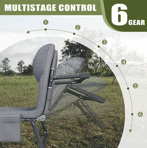 Eight-legged reinforced folding rest bed, size 170×58cm, with multiple adjustable backrest positions. Thick soft cushion with good breathability and skin-friendly properties. Comes with a pillow and side storage bag. The steel frame is stable and anti-slip. It can be folded and stored in one click, being lightweight and space-saving, making it a practical item for workers, camping enthusiasts, and home backup.