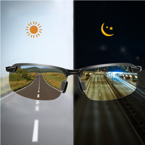 Day Night Driving Vision Glasses Polarized Fashion Sunglasses for Men Women Anti Glare Fit Prescription Glasses