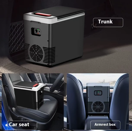 This 10L dual-purpose home and vehicle refrigerator: features dual modes of semiconductor cooling and heating, compatible with 12V 110V, operates at a low noise level of 45dB. It is compact and doesn't take up much space. It is suitable for camping by yourself, commuting, keeping food warm during transportation, and storing items in rental properties. It enables you to enjoy cold drinks and hot food anytime and anywhere, and says goodbye to makeshift solutions.