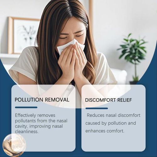 Nasal Cleaning Spray - Your Reliable Health Companion! It can gently remove pollutants and allergens from the nasal cavity, alleviating symptoms such as nasal congestion and itching. Made with natural ingredients, the spray is fine and the design is convenient to carry. Order today and we will send you a total of 3 bottles. This will allow you to protect your nasal health at any time and enjoy fresh breathing!