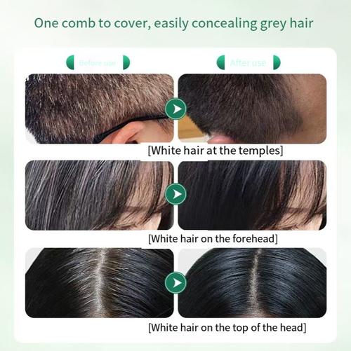 If you place an order today, you will receive 3 sets of instant plant-based hair dye color correction and white hair covering pens. These are combined with a comb, and the plant-based formula does not damage the hair. They dry in just 1 minute, are not sticky or clumpy. They are portable and easy to carry. You can use them to correct your hair color anytime during business trips or dates. The color blends naturally without leaving any traces. Hurry and place your order now!