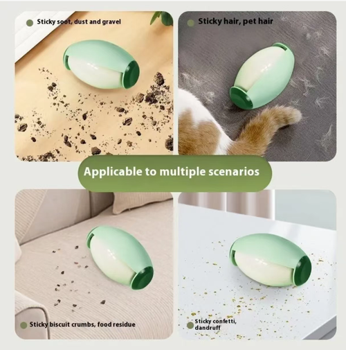 After one use, it can remove dust from clothes, cat hair from sofas and debris from carpets. It can be cleaned and reused, saving both paper replacement costs and being environmentally friendly. It takes up little space and is easy to store. It is perfect for pet owners and those who like to wear knitted clothes. If you place an order today, we will send you a total of 3 new models of home-use washable roller portable hair remover.