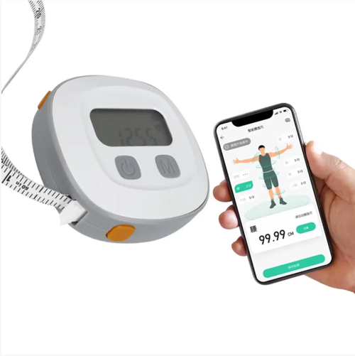 This mini electronic digital tape measure is a handy tool for measurement: 0.1cm precise digital display + automatic locking. One person can easily measure dimensions. The data is synchronized with the APP to generate a change curve. It is compact and portable in the palm of your hand. It is suitable for fitness, weight loss, dressing, and home use. It makes measurement free from vague estimation.
