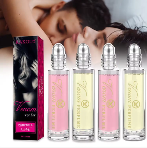 Order now and you will receive a 6-piece set of snap-on roller ball erotic perfume for couples. The fragrance has a sweet and gentle scent that complements a calm and stable aroma. The roller ball design allows for interactive and portable controlled application. The plant-based ingredients adhere to the skin without causing irritation. It is suitable for daily use, dates, and creating a relaxed and intimate atmosphere. It can be given as a gift or used by yourself!
