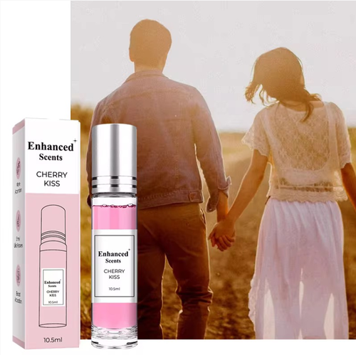 If you place the order today, we will send you a total of 3 bottles. They are Cherry Kiss Seductive Perfume, a blend of sweet cherries with refreshing and alluring fragrance. The scent is crisp and sweet at the beginning and then becomes gentle and not greasy at the end. The roller ball is easy to control the amount. Apply it behind the ear or on the collarbone. It will enhance the atmosphere for dates and daily life!