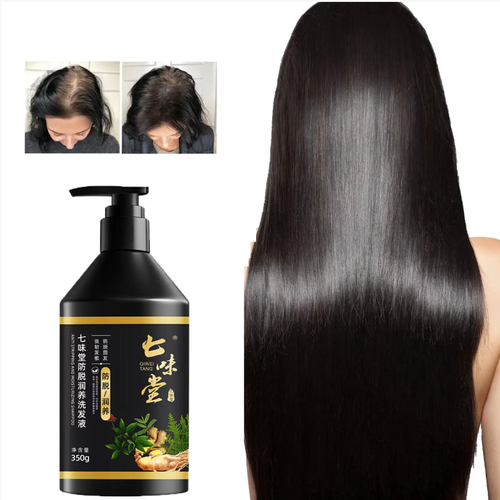 Order today and you will receive 3 bottles of the ancestral herbal ginseng essence anti-hair loss and anti-dandruff shampoo. The Qiwei Tang anti-hair loss shampoo contains herbal essence. It can strengthen the hair roots and reduce hair breakage. After washing, the hair roots will become fluffy. It is suitable for all hair types. The large-capacity bottle is sturdy and durable, and the nourishing effect on the hair can be achieved during the shampooing process.