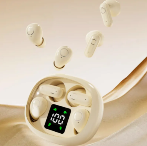 This dual-cabin four-ear TWS wireless headphones come in two models, catering to different wearing preferences. Equipped with high-resolution chips, the sound quality is rich in layers, and the ENC noise reduction effectively blocks out distractions. With long battery life, it is an auditory wonder that combines fashion and sound quality.