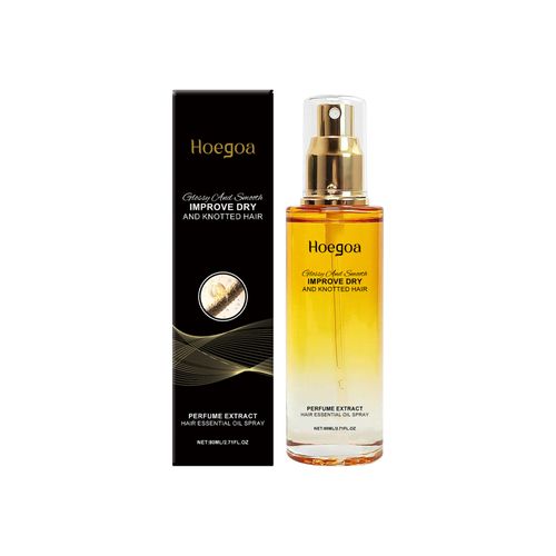 Order today and you will receive 2 bottles of our 100% plant-based gentle nourishing and smooth hair care oil. It contains ginger root oil, avocado oil and tea tree seed oil, which can lock in moisture, smooth frizz, enhance shine and give off a luxurious fragrance for a long time - suitable for daily care, pre-protective use and after styling, applicable to both wet and dry hair, making the hair strands become smooth, easy to manage and present a healthy shine.