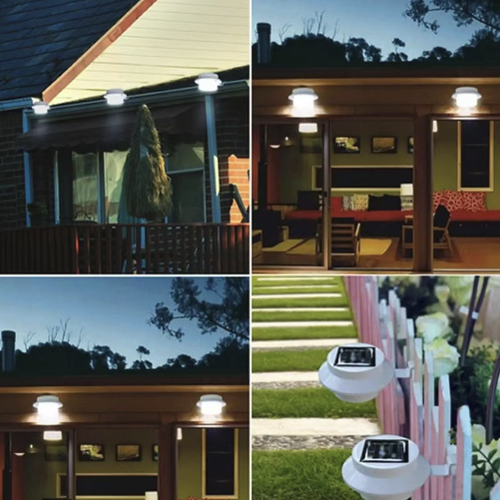 Order today and you will receive 6 3LED solar outdoor wall lights. The design is simple and white. The solar panels charge during the day and can be installed without wiring. They can be attached to fences, walls or eaves, providing outdoor protection. The white light is soft and is suitable for outdoor lighting in gardens at night, or can also be used as a decorative element for the landscape. It is very suitable for lighting small gardens or around the courtyard.