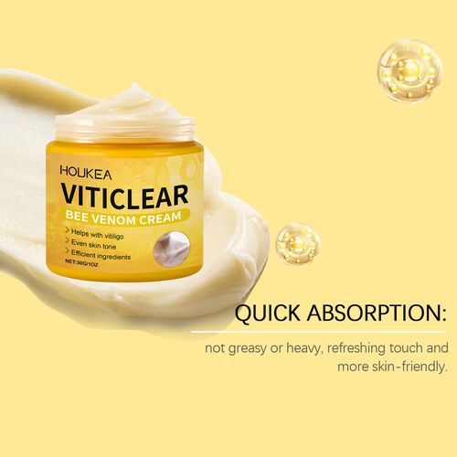 Order today and you'll receive 3 bottles of the anti-leukoplakia herbal extract essence cream. This cream features a blend of herbal extracts and bee venom. It can lighten the spots and even out the skin tone. The cream has a smooth texture that absorbs quickly without leaving a sticky feeling. Even those with sensitive skin can use it. Whether it's localized pigmentation spots or the whitish marks left after sun exposure, you'll start seeing results after using it consistently for two weeks.