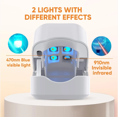 Order today and you will receive 2 ultraviolet onychomycosis fungal lamp mini phototherapy devices. They can penetrate deep into the nail plate. It has a 7-minute intelligent timer that automatically turns off without any operation. It is small in size and easy to carry. It is painless and non-irritating. You can easily inhibit fungi at home without the need for medication assistance. It can help you solve the problem of onychomycosis and restore healthy and lustrous nails.