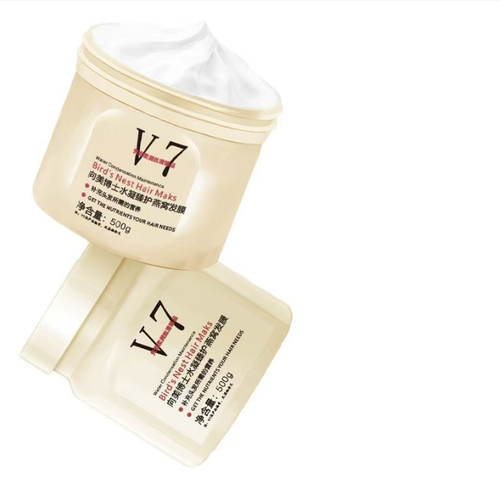 Dr. Mei's V7 Bird's Nest Mask is rich in high-concentration bird's nest essence. If you place an order today, you will receive 6 bottles of premium bird's nest salon-grade non-evaporating masks. It only takes 3 minutes to make frizzy hair smooth and repair damaged areas. Its large capacity can immediately provide protection for your hair, without the need for steam treatment, allowing your hair to have the silky shine of a salon-level treatment.