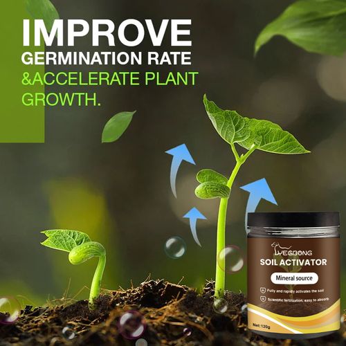 Stony soil becomes fertile land. Order now and get 3 bottles of soil activator. Mix one spoonful into the soil to loosen the compacted soil and moisten the roots, awakening the dormant fertility. Sprinkle it in the pot, mix it with water, or sprinkle it on the soil surface. Even beginners can grow amazing green plants. Buy 3 bottles at the milk tea price to cover your balcony, vegetable garden, and flower pots. Easily get the secrets to growing flowers!