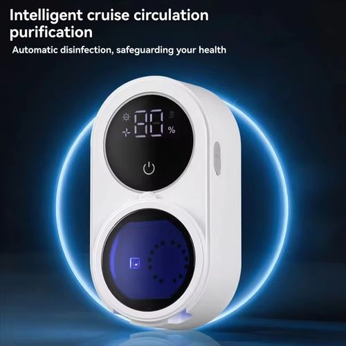 Intelligent sensor toothbrush disinfector. Press your hand to open. 5-7cm infrared sensor automatically opens and closes, touch-free and smooth. Two cups can hold couple's brushes. UV + circulating disinfection, even the bacteria on the bristles are eliminated. It sticks to the wall without taking up space. Comes with a drip tray and a digital display screen. Add it to the bathroom, and your toothbrushes will always be in pristine condition after being unpacked.