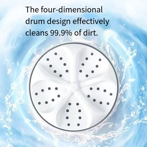 Portable Mini Fully Automatic Laundry Cup Wireless Charging Washing Machine Designed for Underwear and Socks