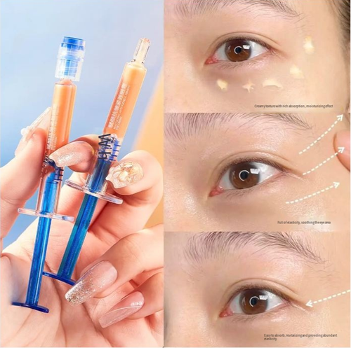 The tube anti-wrinkle eye cream is extremely effective! It contains preservative ingredients, is light and transparent without causing acne, and can reduce wrinkles and firm the eye area. Use it in the morning and evening, and the eye wrinkles will be less and the eye shape will be more relaxed. It comes in an individual packaging for portability. It keeps the eye area youthful. Order today and you will receive 5 tubes.