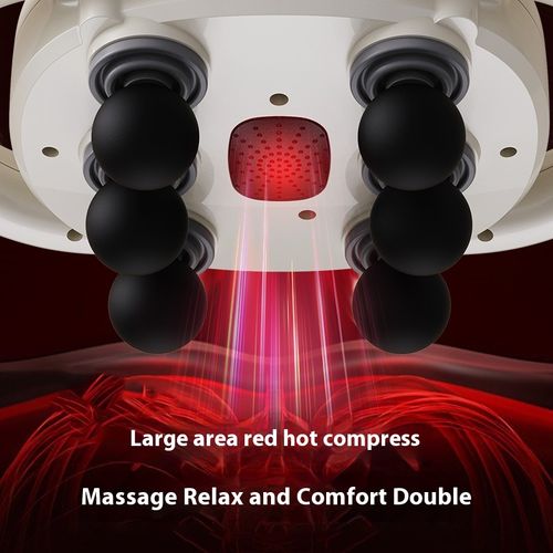 New Full Body Massager Deep Tissue Pain Relief Fitness Powerful Handheld Fascia Gun 9 Speed 6 Ball Heads Muscle Massage Gun