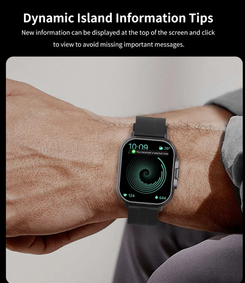 This smart wearable set combines a watch and headphones into one. It is highly fashionable and full of technological sophistication. The watch features a high-definition large screen, which can perform health monitoring and provide handheld map positioning. The headphones offer high-fidelity sound quality. It covers various scenarios such as sports, work, and travel, and is an all-round companion that combines style and practicality.