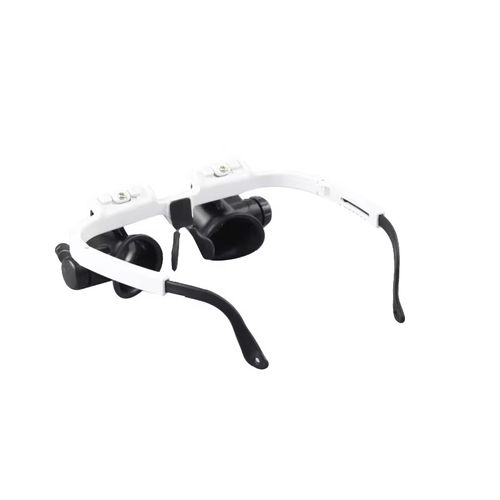 Head-mounted magnifying glasses with high-definition and high-power optical lenses, adjustable for multiple magnifications without distortion. The glasses design frees up both hands, is suitable for different head shapes and lightweight. Some models come with auxiliary lighting. They are powerful visual tools for watch repair, jewelry appraisal, and fine craftsmanship, enabling precise and efficient operations.