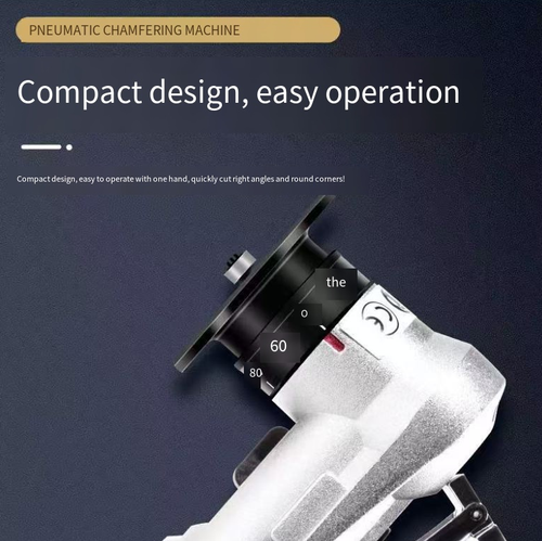 The pneumatic edge trimming and chamfering machine is an extremely precise tool for metal processing. It is driven by air, ensuring precise cutting. The design is safe and user-friendly, with a compact body and a wide range of accessories that allow for interchangeable cutting heads. It is suitable for various scenarios such as mold and hardware processing, enhancing the processing quality and efficiency.