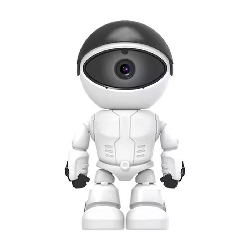 This robot surveillance camera is highly functional. It supports 360° horizontal and vertical rotation, ensuring no blind spots in covering the home area. It features high-definition night vision and intelligent tracking of moving objects. It serves as both a security tool and a smart home assistant, allowing you to keep track of the home's activities at any time.