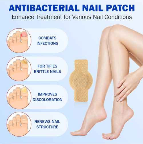 If you place an order today, you will receive 4 packs totaling 84 anti-fungal nail-fungus protection patches. This is enough to cover your nails for half a year. The anti-fungal formula helps inhibit bacteria and protect brittle nails, improving the layering of yellow nails. Just apply one patch before going to bed and you won't need to apply any medication. It relieves pain in the nail groove and improves nail quality.