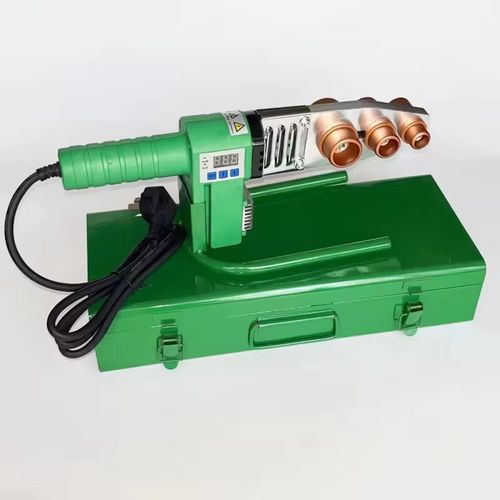 This digital thermoplastic fusion machine features intelligent temperature control for precise temperature regulation. Dual cooling blocks ensure stable welding. Multiple nozzles are available to meet different pipe diameter requirements. The operation is convenient, and even beginners can easily complete professional-grade pipe welding, making waterway projects efficient and reliable.