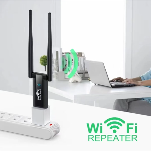 Order today and you will receive 5 plug-and-play WIFI signal boosters. This dual-antenna high-gain amplifier can precisely capture weak signals and has a transmission rate of 300Mbps, which can support the use of multiple devices. The USB interface is plug-and-play and is compatible with wall sockets and power strips. It can be paired with one click and is easy to operate, ensuring smooth viewing of TV series and work without any lag.