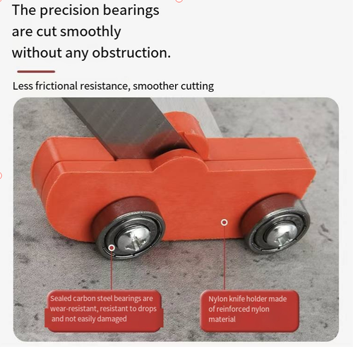 Multi-functional gypsum board cutter, with stainless steel push blade for effortless cutting, precise scale for accurate positioning with minimal error, foldable for easy portability and storage, suitable for various boards such as gypsum boards and density boards. It is an efficient tool for woodworking and decoration board cutting. It is capable of adapting to various construction scenarios, making it an excellent assistant for both decoration workers and DIY enthusiasts.