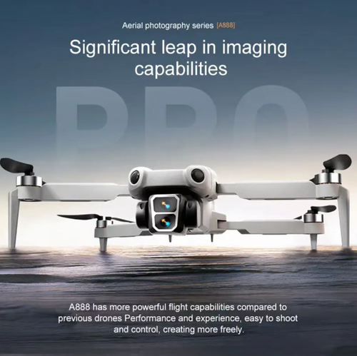 4K dual-camera aerial drone, 90° adjustable gimbal supports multi-angle switching, optical flow hovering technology ensures stable shooting without shaking, shock-resistant body + folding design makes it portable and easy to carry. Even beginners can operate it with one click. Dual batteries provide long-lasting power. Suitable for both travel and daily creative work. Easily capture cinematic-quality masterpieces.