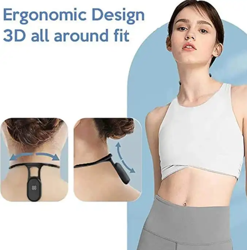 Ultrasound Lymphatic Relaxation Posture Corrector. It can intelligently detect and alert about hunchback. Ultrasound technology relieves lymphatic pressure in the shoulders and neck. USB charging is available. Suitable for both adults and children. It can be worn invisibly without affecting movement. 2 hours per day for 21 days to correct hunchback, develop an upright posture, and make the shoulders and neck more relaxed!