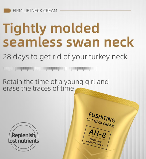 Order today and you will receive 3 boxes of the six-peptide vitamin firming and anti-wrinkle neck roller cream. This dual-wheel neck care cream contains six types of peptides, AH-8. It can reduce neck wrinkles and firm the skin within 28 days, while also providing moisturizing and brightening effects. The included massage head helps promote absorption, and it is very convenient to use. It is an ideal choice for anti-aging neck care.