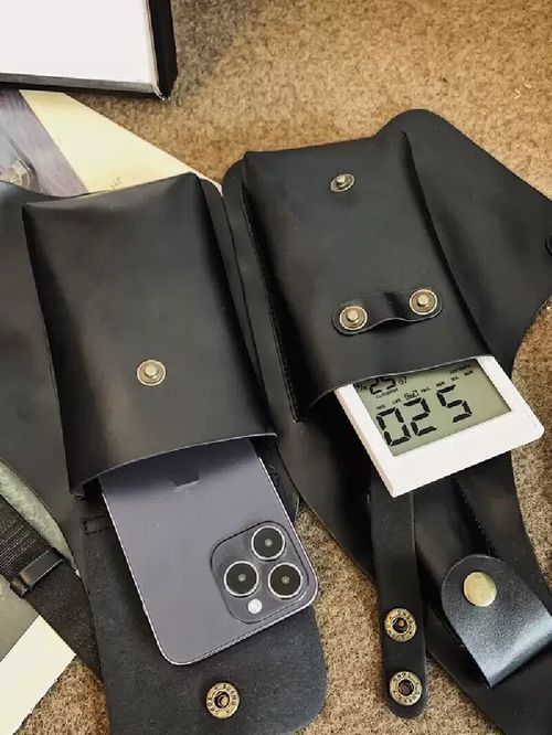 New Man Pu Leather Anti-Theft Safety Wallet Bag Travel Outdoor Hidden Underarm Holster Pirate Shoulder Phone Case Wallets Bags