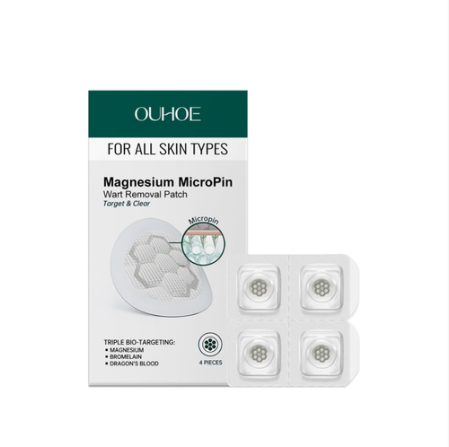 Are you too embarrassed to show your skin because of warts or moles? OLHOE magnesium needle wart removal patch. Magnesium needle + gentle formula, gently adheres to fade blemishes, thin and invisible without embarrassment. Order today and get 3 boxes for the price of 1 box (total 12 patches, 4 patches per box). Even sensitive skin can use it. Easily brighten and smooth the skin, and feel more confident when showing your skin!