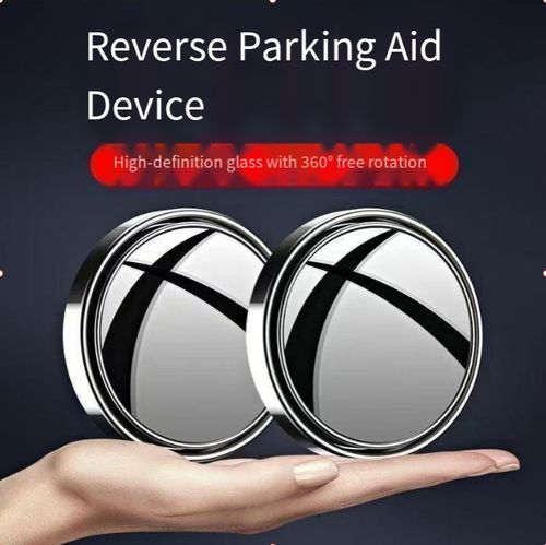 2ps Small Round Glass Car Rearview Mirror