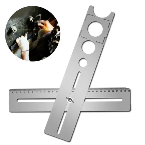 If you place an order today, you will receive 2 80cm stainless steel universal tile hole positioning and measurement tools. This 80cm stainless steel universal tile positioning tool can firmly support large tiles, can be adjusted 360°, and can precisely position with multiple hole diameters and socket holes in one step. It can be fixed by screwing, ensuring accurate hole drilling without damaging the tiles. Even beginners can efficiently lay tiles with this tool.